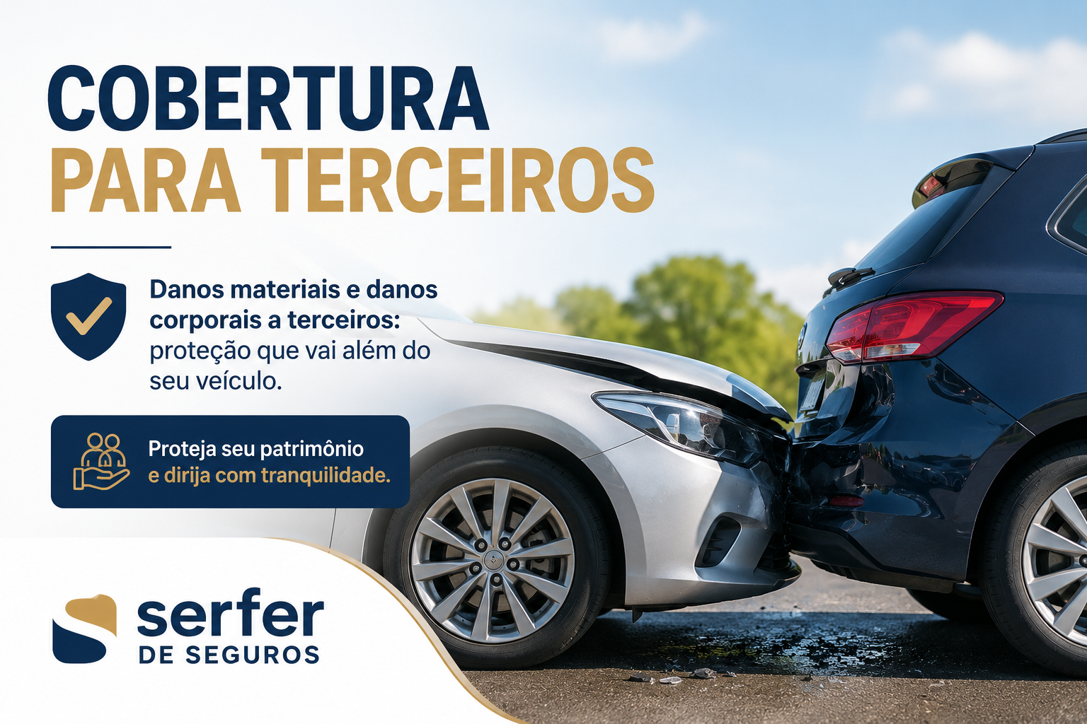 Danos materiais e danos corporais a terceiros no Seguro Auto