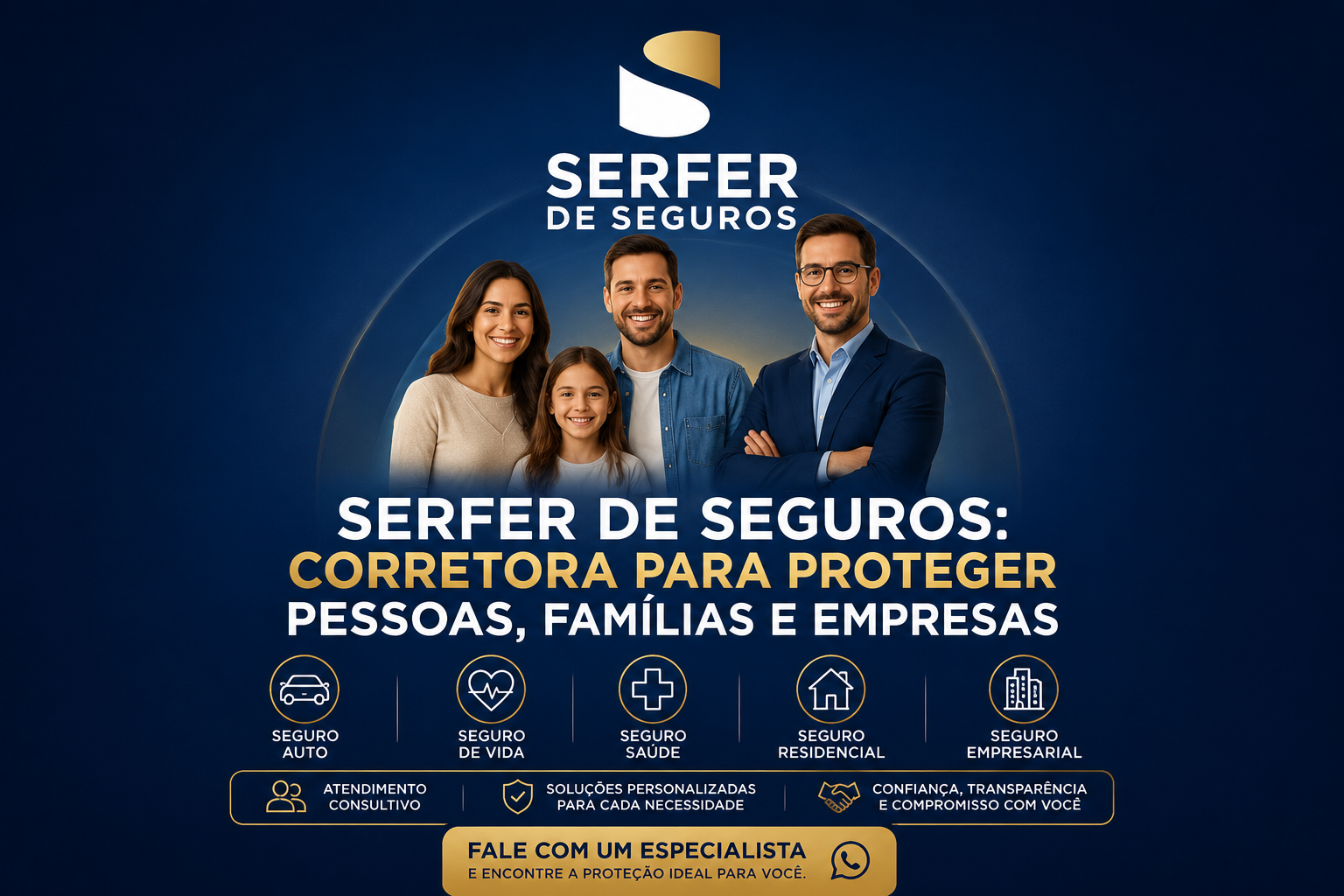 Serfer de Seguros, corretora para proteger pessoas, famílias e empresas